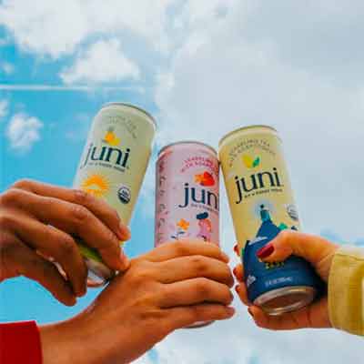 Juni Tea Raspberry FREE Juni Sparkling Tea with Adaptogens - Freebies and Free Samples by Mail